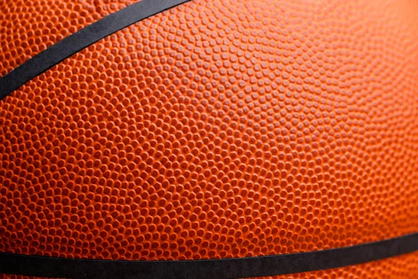 Textura Piel Del Baloncesto Cerca — Foto de Stock