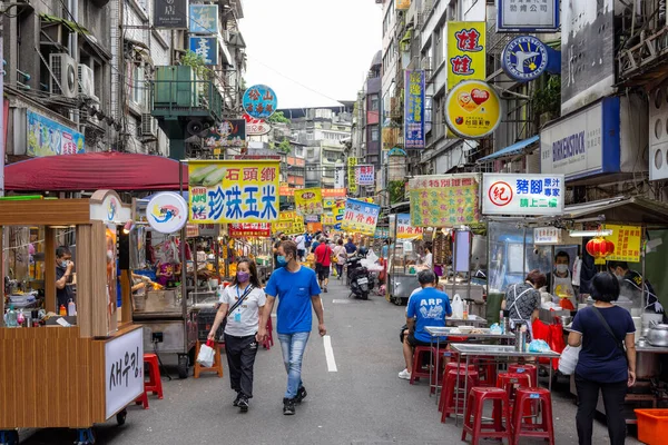 Keelung Tayvan Haziran 2022 Keelung Eski Sokak Pazarı — Stok fotoğraf