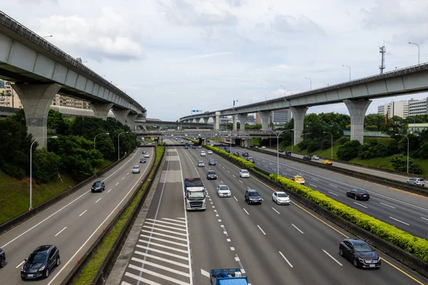 Lin Kou Taiwan Juin 2022 Autoroute Nationale Numéro Taiwan — Photo