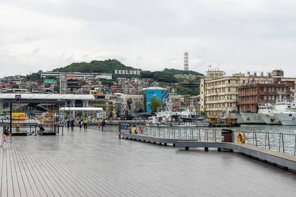 New Taipei Taiwan June 2022 Inner Harbor Keelung City — Foto de Stock