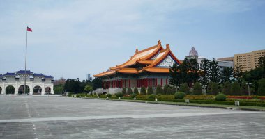 Taipei, Tayvan - 17 Mart 2022: Chiang Kai-shek Memorial Hall