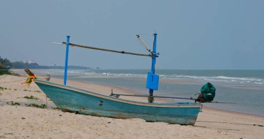 Hua Hin, Tayland - 28 Mart 2020 Hua Hin Sahili