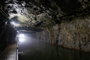 Zhaishan tunnel in Kinmen of Taiwan