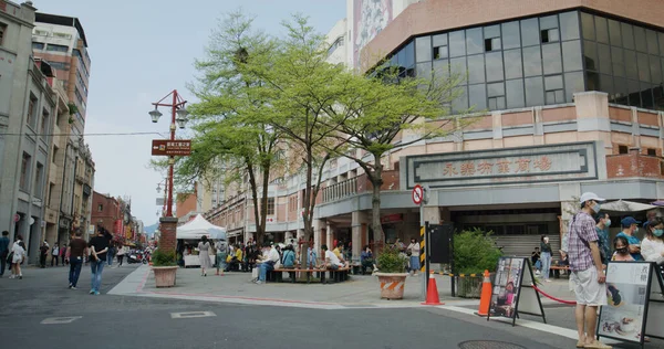 Taipei Taiwan March 2022 Holiday Market Dihua Street Taipei City — Stock Photo, Image