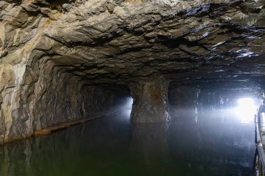 Zhaishan tunnel in Kinmen of Taiwan