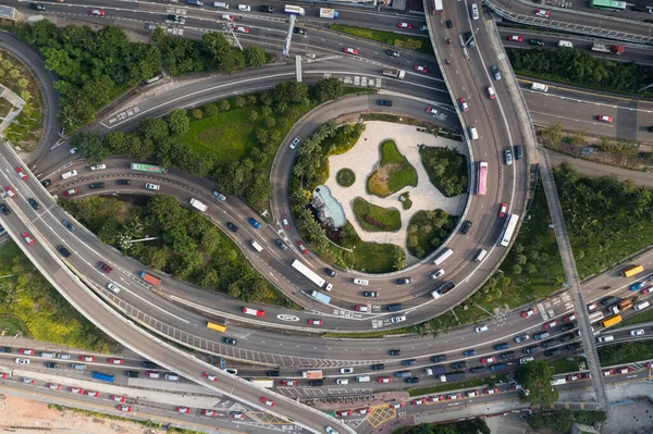 Causeway Bay Hong Kong November 2021 Top View Hong Kong — Fotografia de Stock