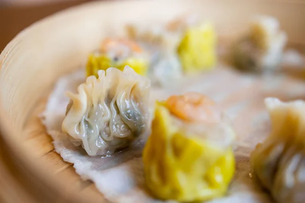 Shumai Dumpling Basket Chinese Restaurant — 스톡 사진