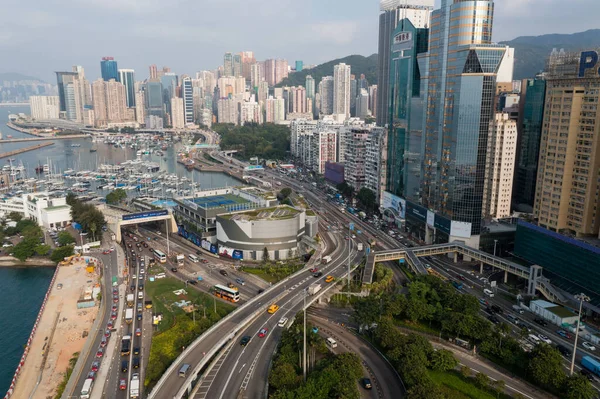 Causeway Bay Hong Kong November 2021 Top View Hong Kong — Stock Photo, Image