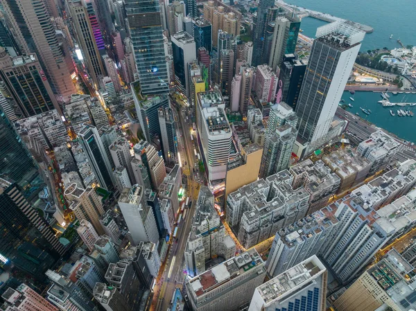 Causeway Bay Hong Kong January 2022 Top View Hong Kong — Stock Photo, Image