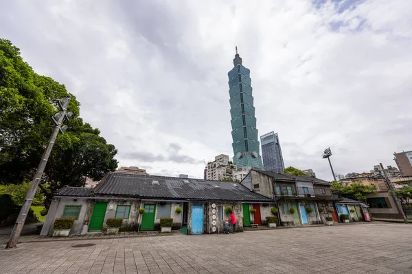 2022年5月4日 台北市旧市街地スカイライン — ストック写真