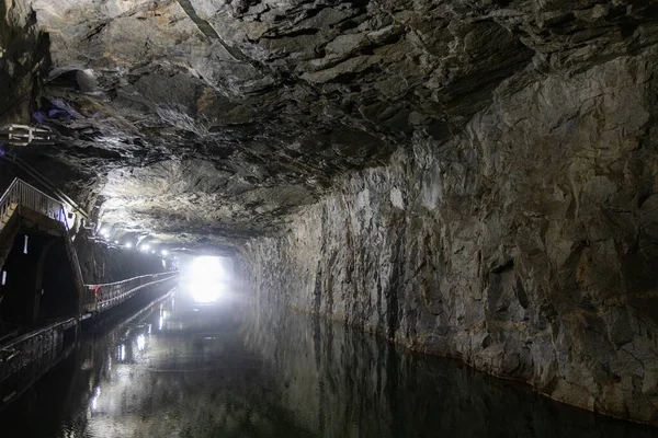 Zhaishan tunnel in Kinmen of Taiwan