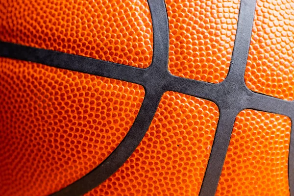 Basketball Ball Skin Texture Close — Stok fotoğraf
