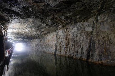Zhaishan tunnel in Kinmen of Taiwan
