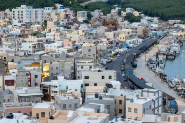 Tayvan Penghu 'da Waian Balıkçılık Limanı