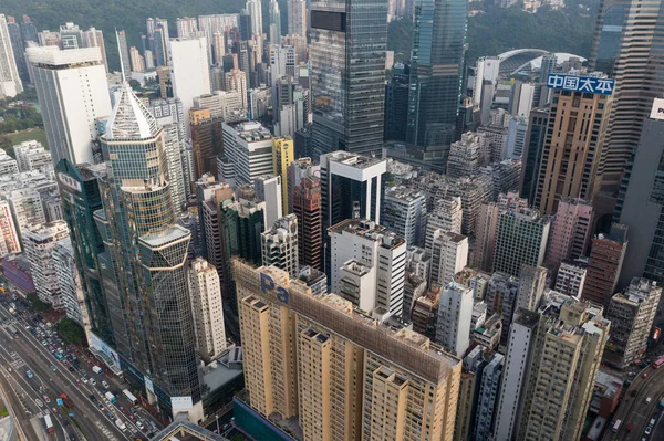 Causeway Bay Hongkong November 2021 Blick Von Oben Auf Hongkong — Stockfoto