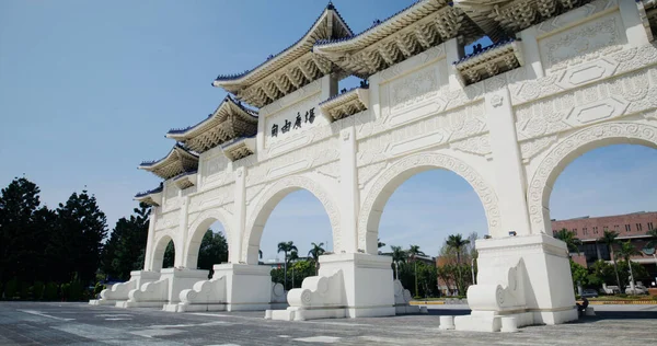 Taipei Taiwan Maart 2022 Voorpoort Van Chiang Kai Shek Memorial — Stockfoto