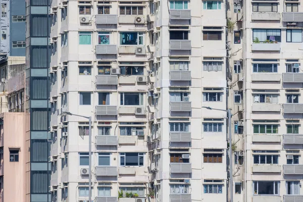 Exterior Hong Kong City Building — Stok fotoğraf