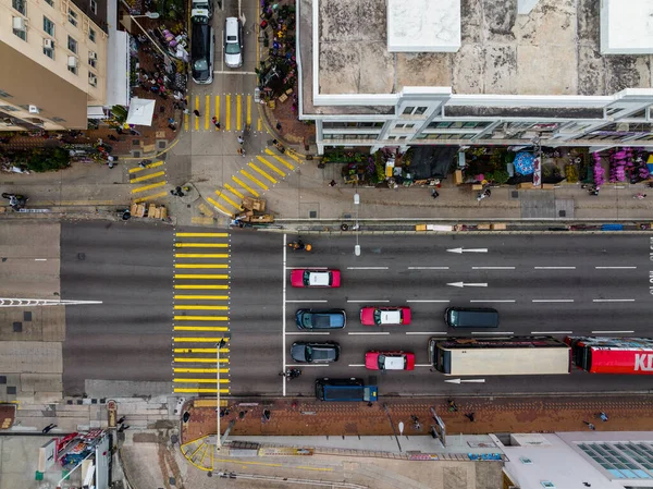 Mong Kok Hong Kong January 2022 Top View Hong Kong — Stock Photo, Image