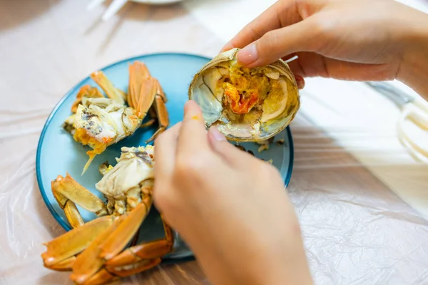 Homemade Chinese Hairy Crab Home — Stockfoto