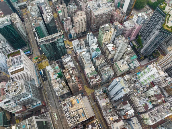 Mong Kok Hong Kong January 2022 Top View Hong Kong — Foto de Stock