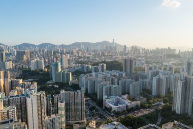 Kowloon, Hong Kong - 08 September 2021: Hong Kong city