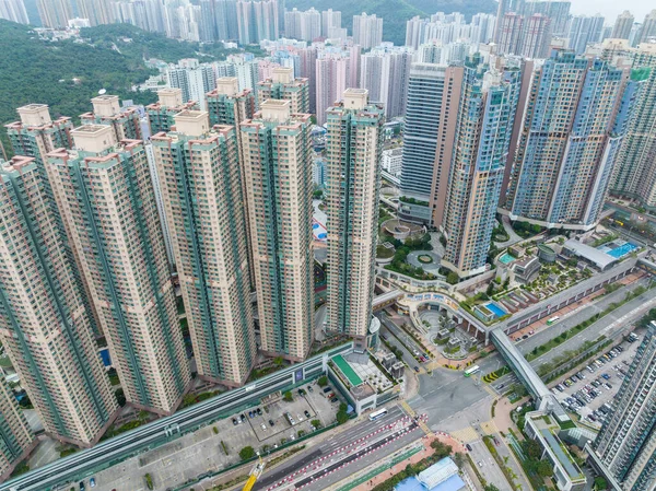 Tseung Kwan Hong Kong February 2022 Top View Hong Kong — Stockfoto