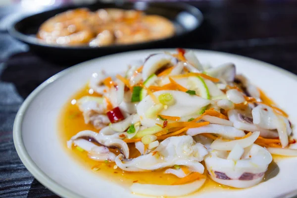 Sour Spicy Squid Lime Sauce — Foto Stock