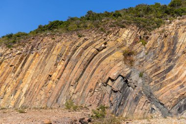 Hong Kong Sai Kung natural hexagonal column