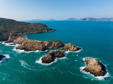 Top view of the Hong Kong Sai Kung landscape
