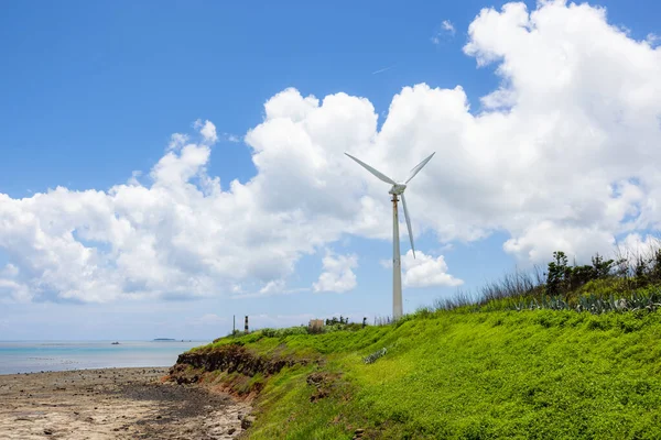 Wind Turbine Seaside — Stock Photo, Image