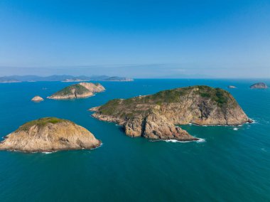 Top view of the Hong Kong Sai Kung landscape