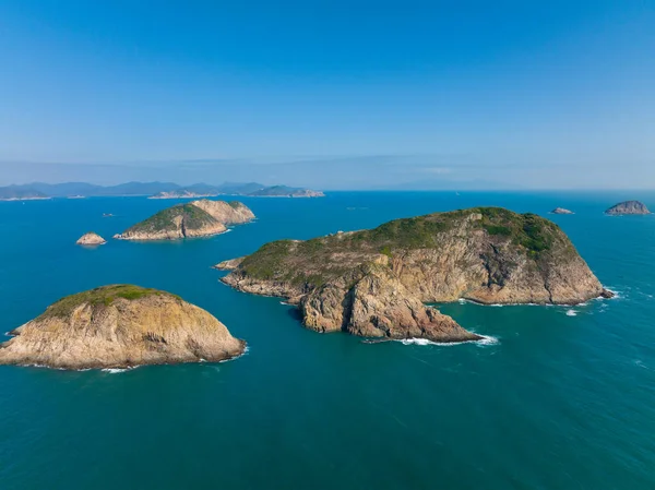 Top view of the Hong Kong Sai Kung landscape