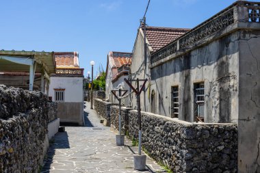 Penghu, Tayvan - 27 Haziran 2022: Tayvan 'ın Penghu kentindeki Erkan tarihi köyü