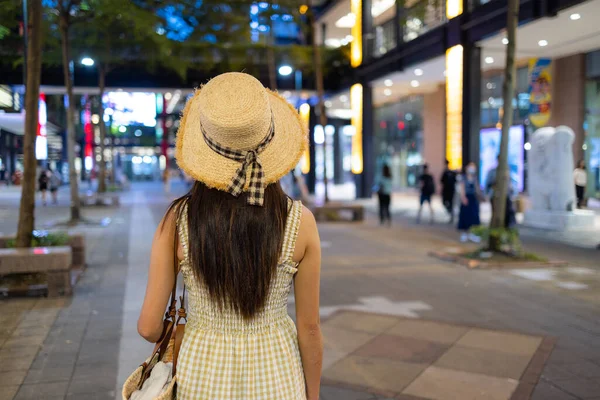 Travel Woman Xinyi District Taipei City — Stok fotoğraf