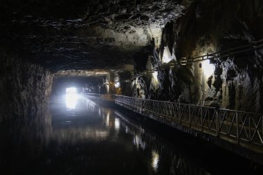 Zhaishan tunnel in Kinmen of Taiwan