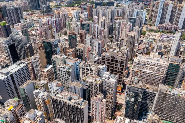 Mong Kok Χονγκ Κονγκ Αυγούστου 2021 Άποψη Της Πόλης Του — Φωτογραφία Αρχείου