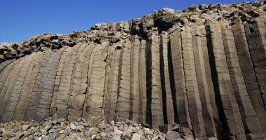 Penghu 'nun Chixi' sinde bazalt 