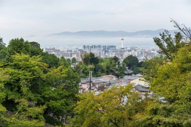 Japonya kyoto tower, skyline 