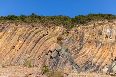 Hong Kong Sai Kung natural hexagonal column