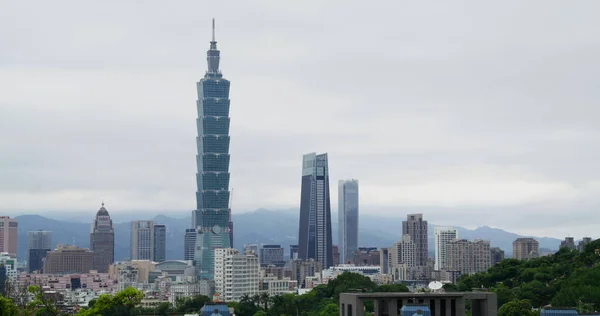 Taipei Taiwan April 2022 Taipei City Skyline — Stock Fotó