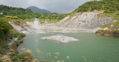 Sulfur Valley Recreation Area in Yangmingshan national park