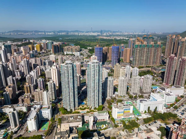 Yuen Long Hong Kong September 2021 Top View Hong Kong — Stockfoto