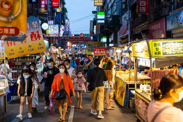 Keelung Taiwan August 2022 Keelung Night Market — Stockfoto