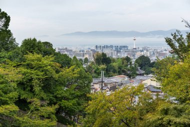 Japonya kyoto tower, skyline 