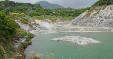 Sulfur Valley Recreation Area in Yangmingshan national park