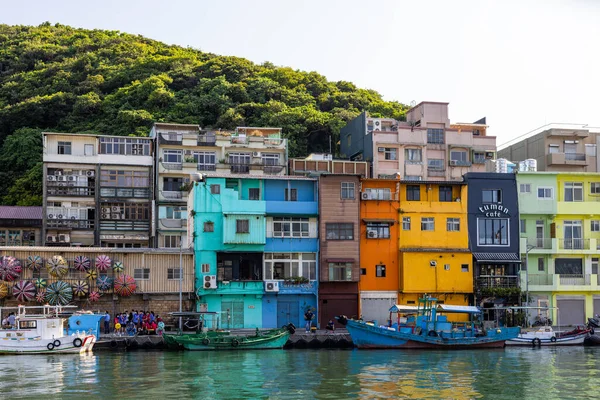 Keelung Taiwan August 2022 Zhengbin Keelung Harbor Bay Taiwan — Stock Photo, Image