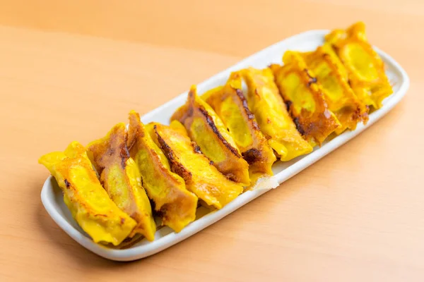Pan Grilled Curry Meat Dumpling — Photo