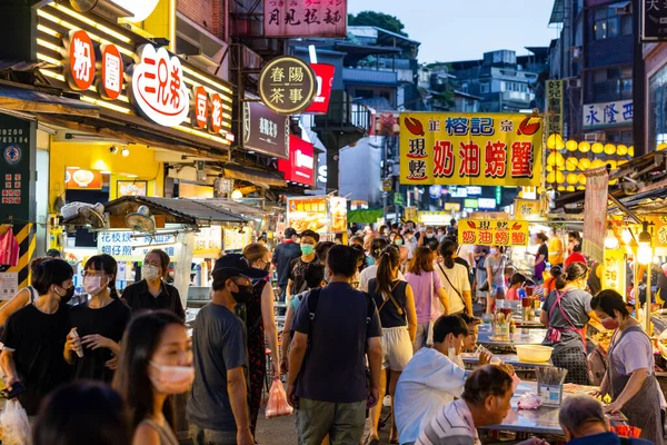 Keelung Taiwan August 2022 Keelung Night Market — Stockfoto