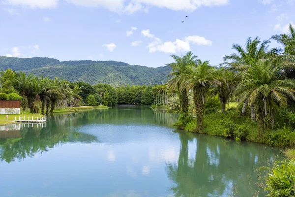 Beautiful Lake Sky Hualien County Taiwan — 图库照片