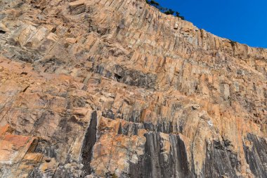 Hong Kong Sai Kung natural hexagonal column